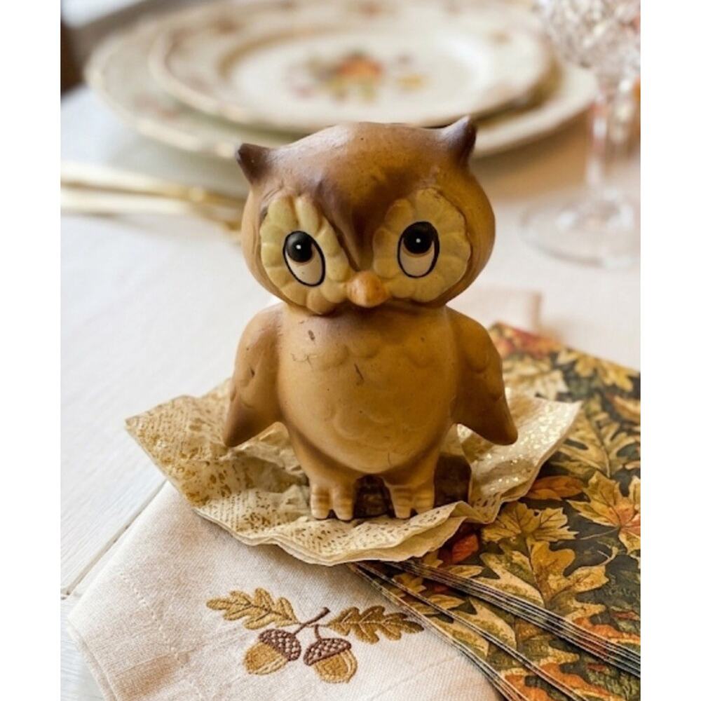 Vintage Japan Ceramic Lorrie Designs Owl Napkin holder,GUC - Picture 2 of 7